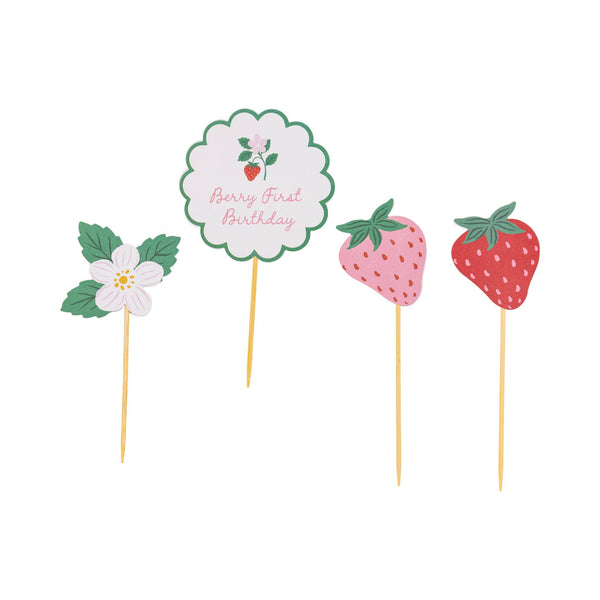 Berry First Birthday Banner Set