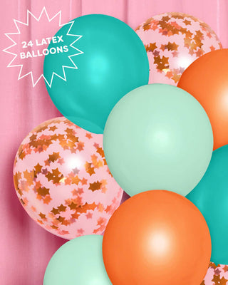 Showgirl 24 Latex Balloon Set