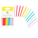 Rainbow Birthday Candles - 24 Pack | Cake Candles