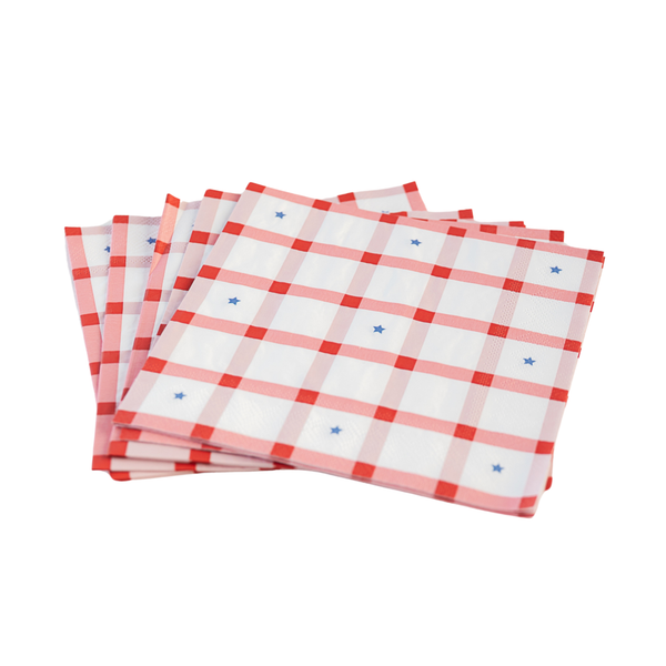 Floral Flag Plates