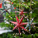 Folklore Paper Stars Christmas Decorations