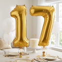 Gold Number 7 Foil Balloon