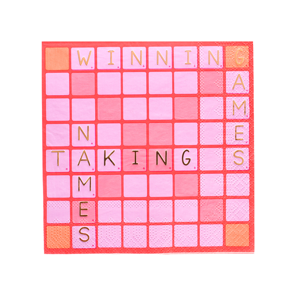 Game Night Pattern Dinner Plates