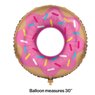 Pink Donut Foil Balloon