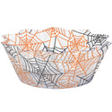 Spiderweb Halloween Fluted Bowl
