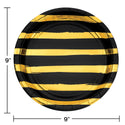 Black Velvet 9" Party Plates