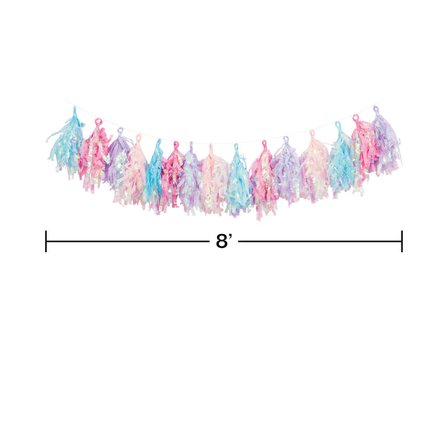 Iridescent Pastels Tassel Garland
