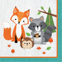 Wild One Woodland Animals Luncheon Napkins
