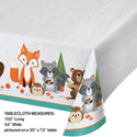 Wild One Woodland Animals Table Cover