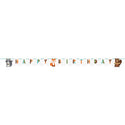 Wild One Woodland Animals Banner