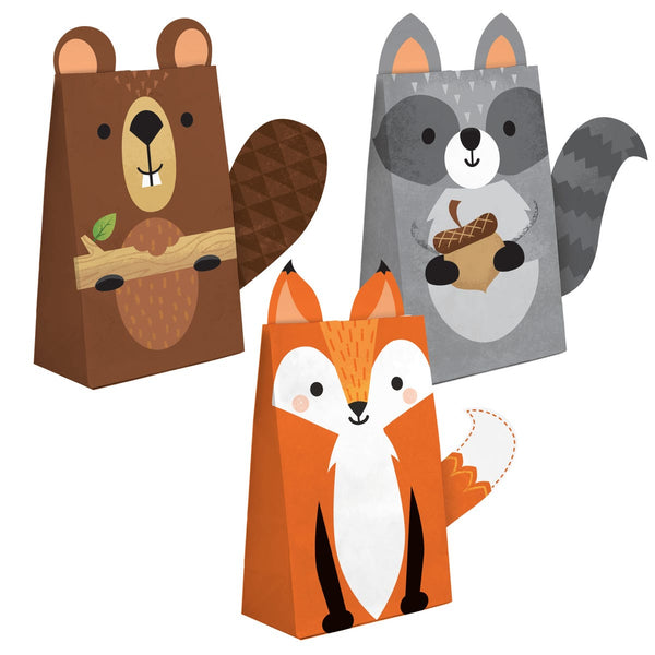 Wild One Woodland Animals Treat Bags