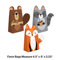 Wild One Woodland Animals Treat Bags
