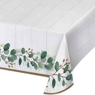 Eucalyptus Greens Paper Tablecover