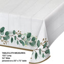 Eucalyptus Greens Paper Tablecover