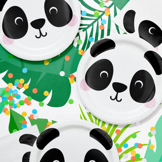 Panda Face Party Plates