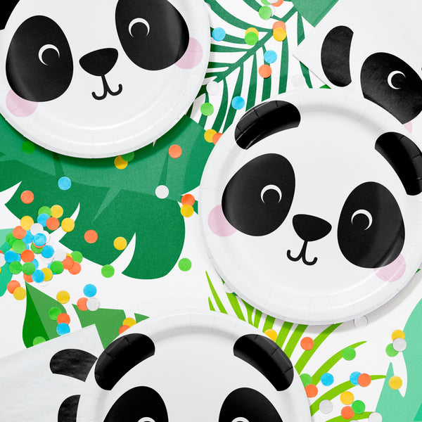 Panda Face Party Plates