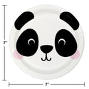 Panda Face Party Plates