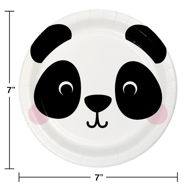 Panda Face Party Plates