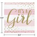 It's A Girl Napkins