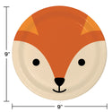 Fox Face Party Lunch Plates