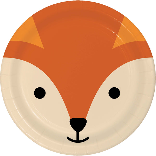 Fox Face Party Lunch Plates