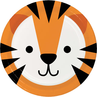 Tiger Face Party Plates