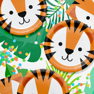 Tiger Face Party Plates