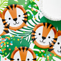 Tiger Face Party Lunch Plates
