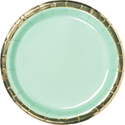 Pastel Celebrations Foil Dessert Plates | 8 Pack