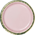 Pastel Celebrations Foil Dessert Plates | 8 Pack