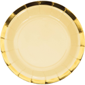 Pastel Celebrations Foil Dessert Plates | 8 Pack