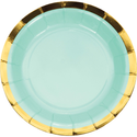 Pastel Celebrations Foil Dessert Plates | 8 Pack
