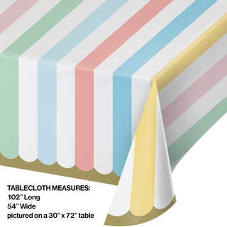 Pastel Celebrations Table Cover | 54x102