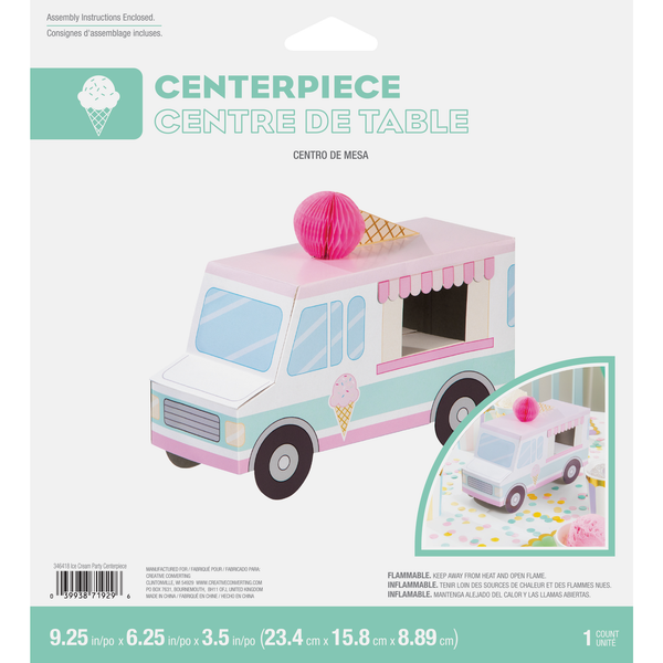 Ice Cream Party Centerpiece
