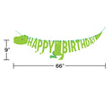 Dinosaur Shaped Birthday Banner