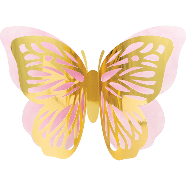 Butterfly Shimmer Foil Wall Decorations