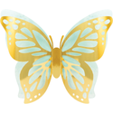 Butterfly Shimmer Foil Wall Decorations