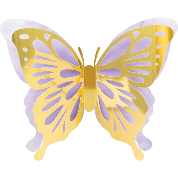 Butterfly Shimmer Foil Wall Decorations