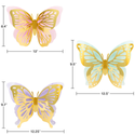Butterfly Shimmer Foil Wall Decorations