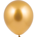 Silver and Gold Metallic Latex Balloons