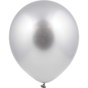 Silver and Gold Metallic Latex Balloons