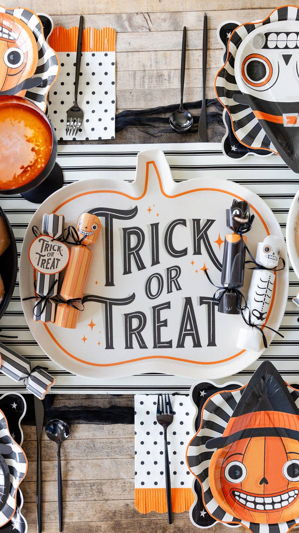 Halloween Polka Dot Dinner Napkins