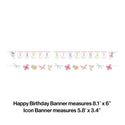 Fairy Happy Birthday Banners - Magical Forest Party Decorations