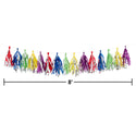 Rainbow Foil Tassel Garland