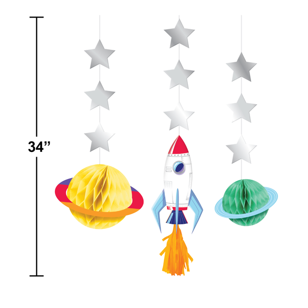 Space Adventures Hanging Decorations