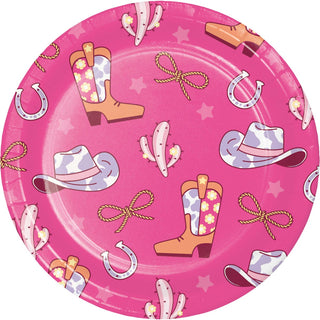 Boots and Bows Dinner Plates