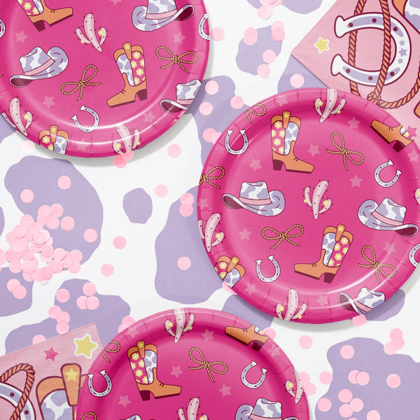 Boots and Bows Dinner Plates