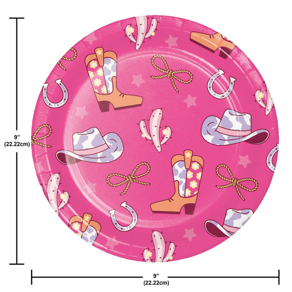 Boots and Bows Dinner Plates