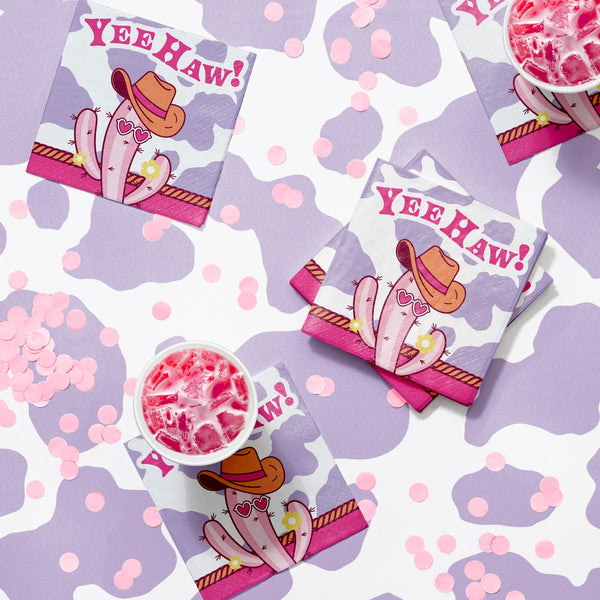 Boots and Bows Cocktail Napkins
