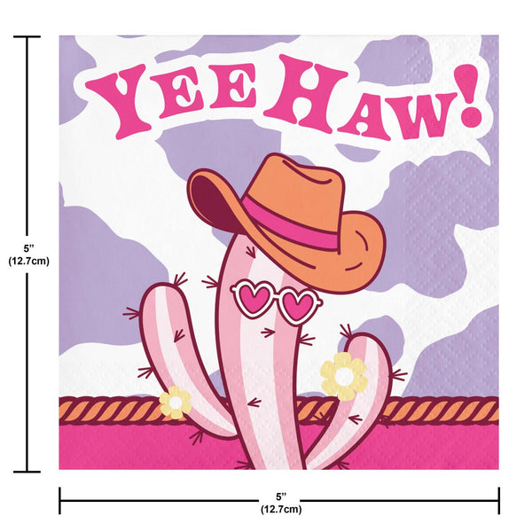 Boots and Bows Cocktail Napkins